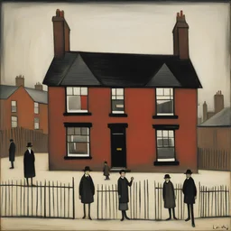 a house by L. S. Lowry