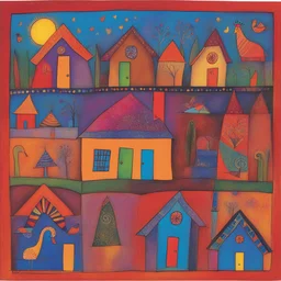 a house by Laurel Burch