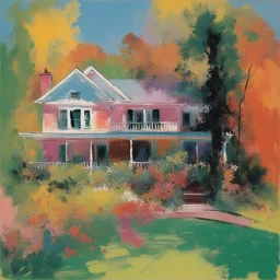 a house by LeRoy Neiman