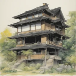 a house by Leiji Matsumoto