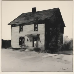 a house by Leonard Baskin
