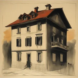 a house by Leonetto Cappiello