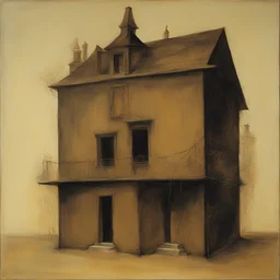 a house by Leonor Fini