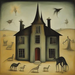 a house by Leonora Carrington