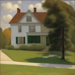 a house by Lilla Cabot Perry