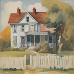 a house by Lois Mailou Jones
