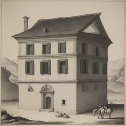 a house by Lorenzo Costa the Elder
