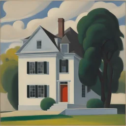 a house by Lorser Feitelson
