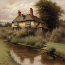 a house by Louis Aston Knight