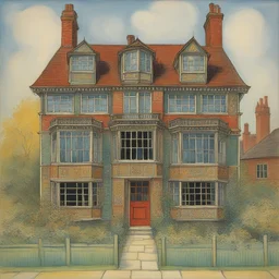 a house by Louis Wain