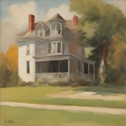 a house by Louis Weldon Hawkins