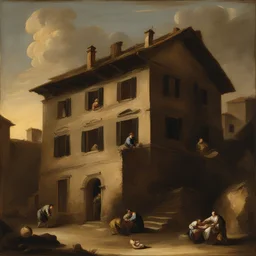 a house by Luca Giordano