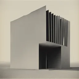 a house by Lucio Fontana