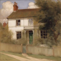 a house by Lucy Madox Brown
