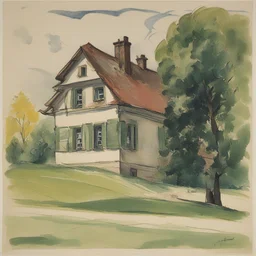 a house by Ludwig Meidner