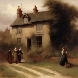 a house by Luke Fildes