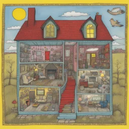 a house by Lynda Barry
