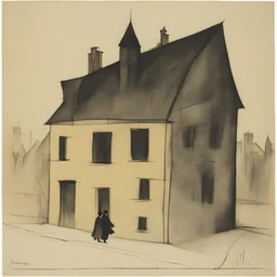 a house by Lyonel Feininger