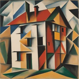 a house by Lyubov Popova