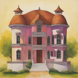 a house by Manjit Bawa