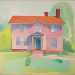 a house by Maria Lassnig