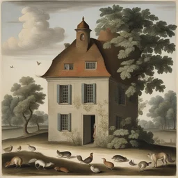 a house by Maria Sibylla Merian
