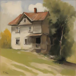 a house by Marie Bashkirtseff