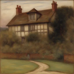 a house by Marie Spartali Stillman