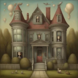 a house by Mark Ryden
