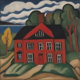 a house by Marsden Hartley