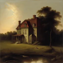 a house by Martin Johnson Heade