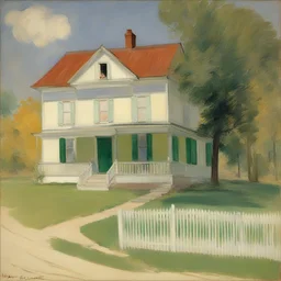 a house by Mary Cassatt