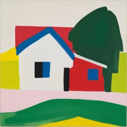 a house by Mary Heilmann