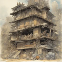 a house by Masamune Shirow