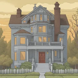 a house by Matt Bors