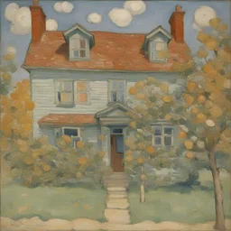 a house by Maurice Prendergast