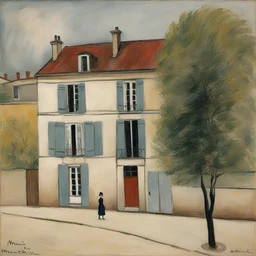 a house by Maurice Utrillo