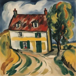 a house by Maurice de Vlaminck