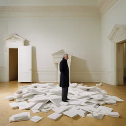 a house by Maurizio Cattelan