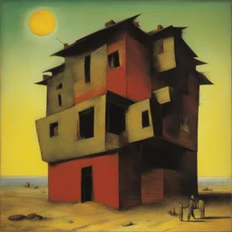 a house by Max Ernst