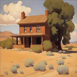 a house by Maynard Dixon
