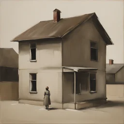 a house by Michael Borremans