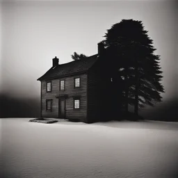 a house by Michael Kenna