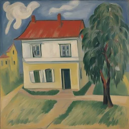 a house by Mikhail Larionov