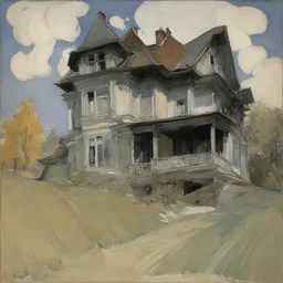 a house by Mikhail Vrubel