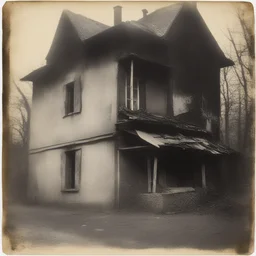 a house by Miroslav Tichý