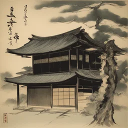 a house by Miyamoto Musashi