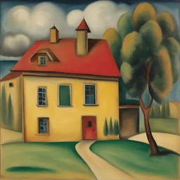 a house by Moise Kisling
