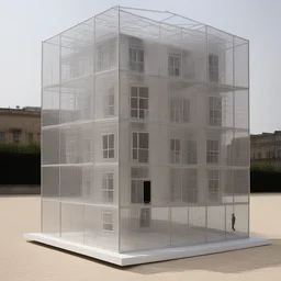 a house by Mona Hatoum