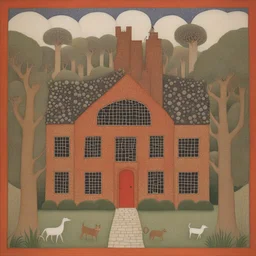 a house by Morris Hirshfield